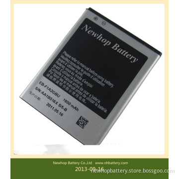 3.7V Li Ion for Galaxy Samsung S1 Battery 1650mAh